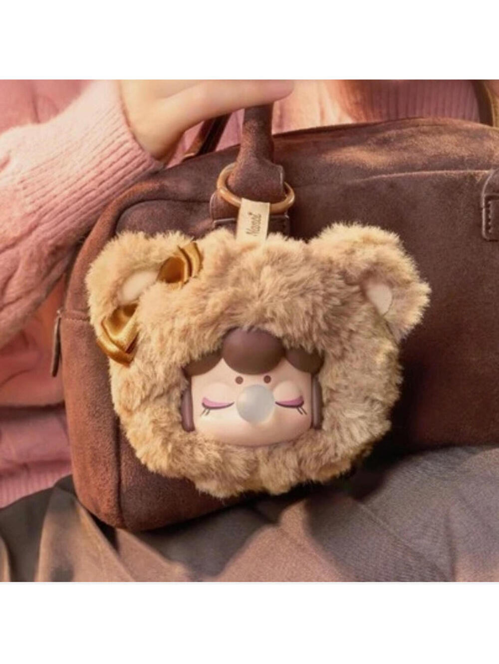 Nanci Cute Buddies Plush Pendant Brown Dog